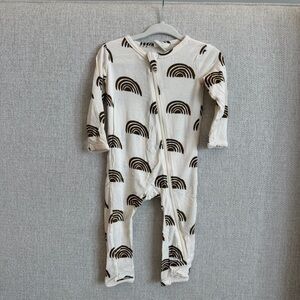 Spearmint Love Rainbow Patterned Kids One Piece Jumpsuit